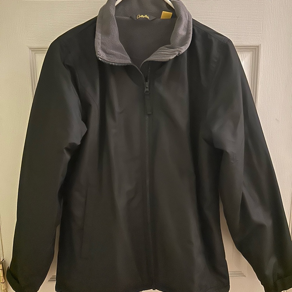 Women’s Cabelas Fleece Lined Jacket-Black-Size Small